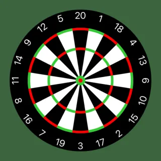 Cricket Darts Chalkboard