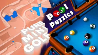 Pure Mini Golf and Pool Puzzles