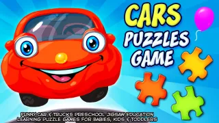 Cars Puzzles Game - Funny Car & Trucks Preschool Jigsaw Education Learning Puzzle Games for Babies Kids & Toddlers