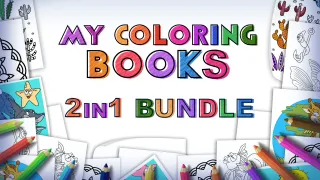 My Coloring Books - 2 in 1