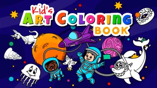 Kid's Art Coloring Book