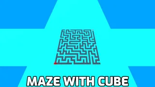 Maze with cube