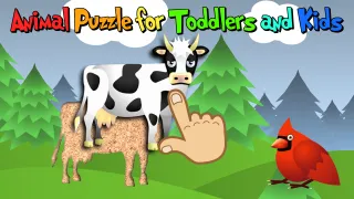 Animal Puzzle for Toddlers and Kids - Preschool and kindergarten learning and fun game