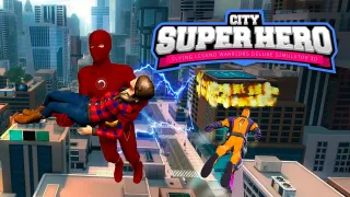 City Super Hero 3D - Flying Legend Warriors Deluxe Simulator