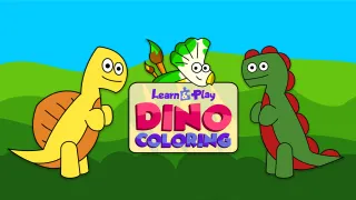 Learn & Play: Dino Coloring