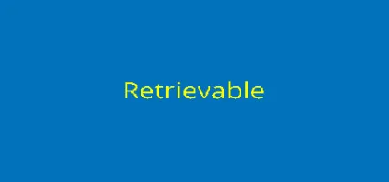 Retrievable