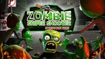 Zombie Sniper Shooter - Stickman War