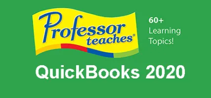 Professor Teaches QuickBooks 2020