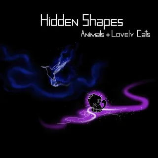 Hidden Shapes: Animals Lovely Cats