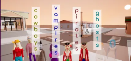 Cowboys Vampires Pirates & Ghosts