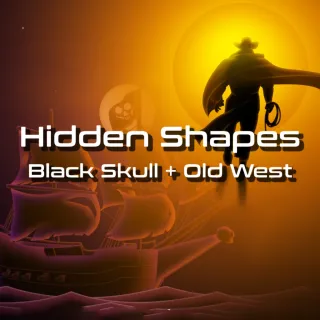 Hidden Shapes: Black Skull Old West