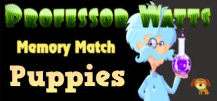 Professor Watts Memory Match: Puppies