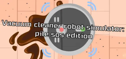 Vacuum cleaner robot simulator: pile