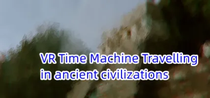 VR Time Machine Travelling in ancient civilizations: Mayan Kingdom Inca Empire Indians and Aztecs before conquest A.D.1000