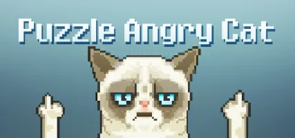 Puzzle Angry Cat