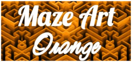 Maze Art: Orange