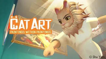 Cat Art - Paintings Within Paintings