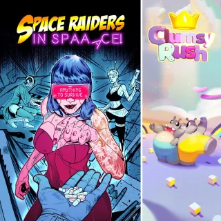 Space Raiders in Space Clumsy Rush