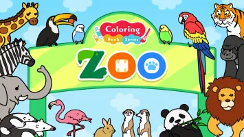 Coloring book series Zoo