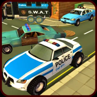 Police Car Race &amp Chase Sim