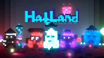 HatLand - Pixel Impossible GAME OVER