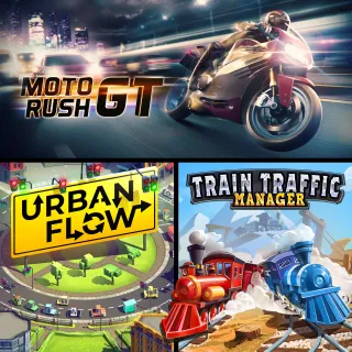 Moto Rush GT Urban Flow Train Traffic Manager