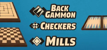 Backgammon Checkers Mills