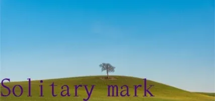 Solitary mark