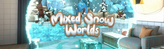 Mixed Snow Worlds