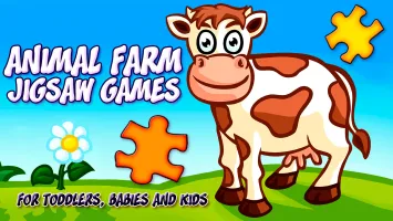 Animal Farm Jigsaw Games for Toddlers Babies and Kids