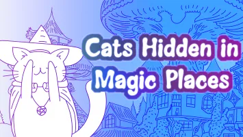 Cats Hidden in Magic Places