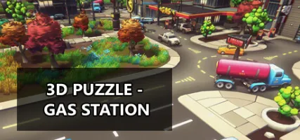 3D PUZZLE - Gas Station