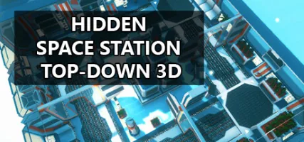 Hidden Space Station Top-Down 3D