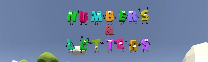 Numbers and Letters - puzzles math numeracy and literacy educational games