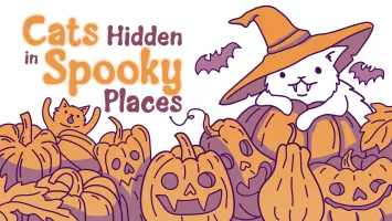 Cats Hidden in Spooky Places