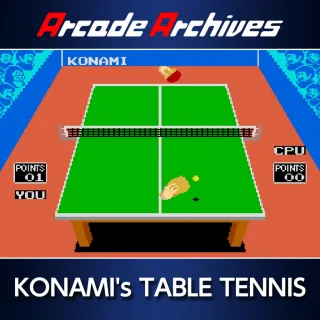 Arcade Archives KONAMI's TABLE TENNIS