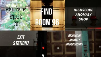 Santa's Spot It Exit Station 7 Find Room 96 HighScore Anomaly Shop HighScore Anomaly Underground