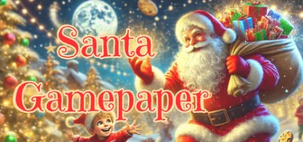 Santa Gamepaper