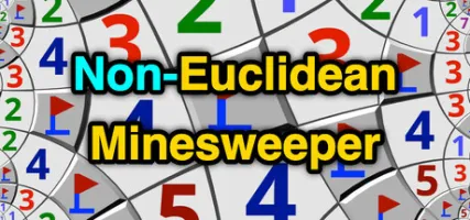 Non-Euclidean Minesweeper