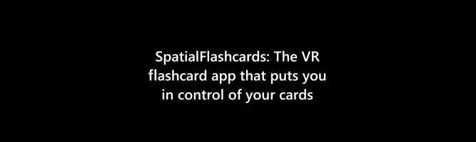 SpatialFlashcards