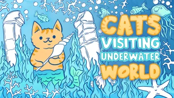 Cats Visiting Underwater World