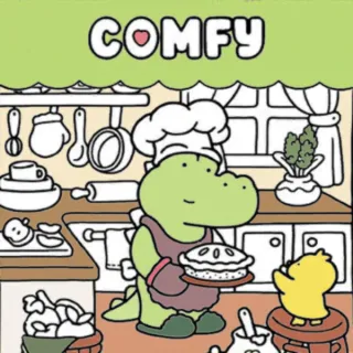 comfy days coloring book