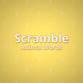 Scramble Animal Words