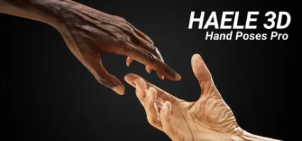 HAELE 3D - Hand Poses Pro - Drawing References