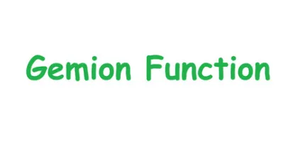 Gemion Function