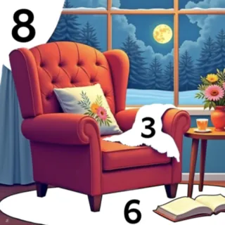 Interior Color by Number Book
