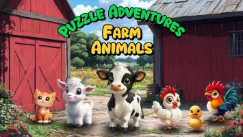 Puzzle Adventures - Farm Animals