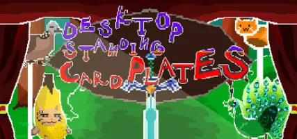 Desktop Standing Card Plates