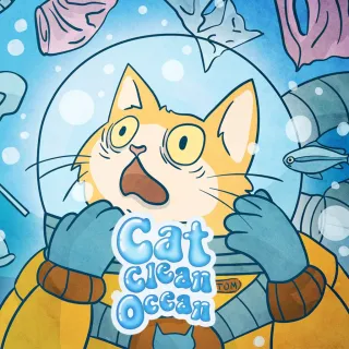 Cats Clean Ocean