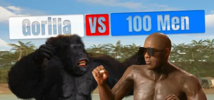 Gorilla Vs 100 Men